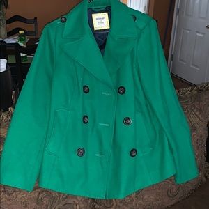 Excellent Condition Green Pea Coat!!!